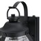 Westinghouse Fixture Wall Outdoor 8W Dusk to Dawn Canyon Txtrd, Black Clear Crackle Glass 6120400 - alternate 4
